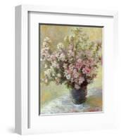 Vase of Flowers-Claude Monet-Framed Art Print