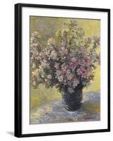 Vase Of Flowers-Claude Monet-Framed Giclee Print