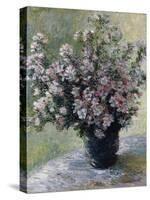 Vase of Flowers-Claude Monet-Stretched Canvas
