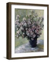 Vase of Flowers-Claude Monet-Framed Giclee Print