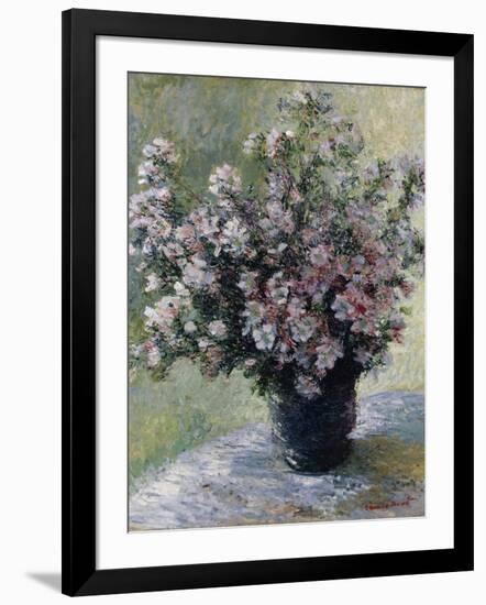 Vase of Flowers-Claude Monet-Framed Giclee Print