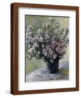 Vase of Flowers-Claude Monet-Framed Giclee Print