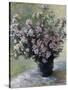 Vase of Flowers-Claude Monet-Stretched Canvas