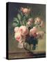 Vase of Flowers-Pierre-Joseph Redouté-Stretched Canvas