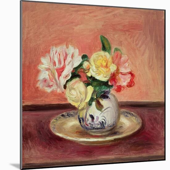 Vase of Flowers-Pierre-Auguste Renoir-Mounted Giclee Print