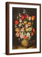 Vase of Flowers-Jan Brueghel the Younger-Framed Giclee Print