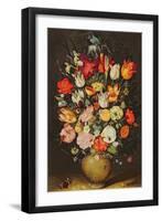 Vase of Flowers-Jan Brueghel the Younger-Framed Giclee Print