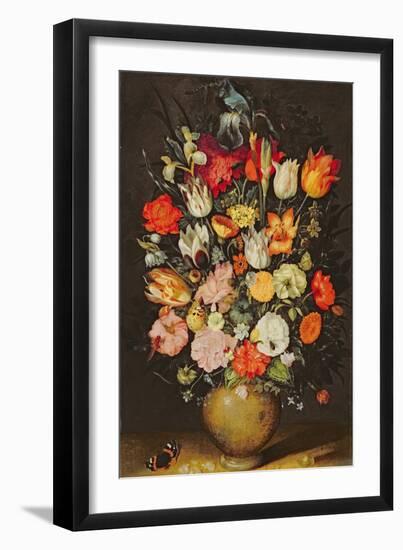 Vase of Flowers-Jan Brueghel the Younger-Framed Giclee Print