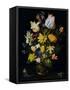 Vase of Flowers-Jan Brueghel the Elder-Framed Stretched Canvas