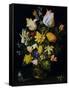 Vase of Flowers-Jan Brueghel the Elder-Framed Stretched Canvas