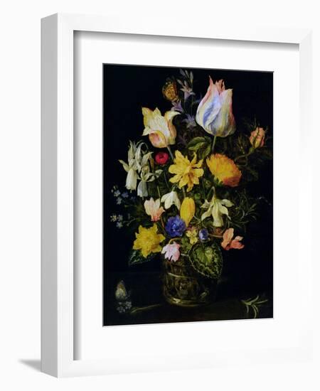 Vase of Flowers-Jan Brueghel the Elder-Framed Giclee Print