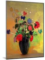 Vase of Flowers-Odilon Redon-Mounted Giclee Print