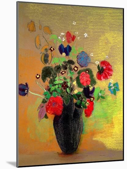 Vase of Flowers-Odilon Redon-Mounted Giclee Print