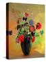 Vase of Flowers-Odilon Redon-Stretched Canvas