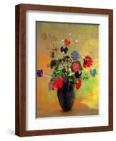 Vase of Flowers-Odilon Redon-Framed Giclee Print