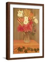 Vase of Flowers-Henri Rousseau-Framed Giclee Print