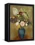 Vase of Flowers-Odilon Redon-Framed Stretched Canvas