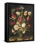 Vase of Flowers-Jan Brueghel the Elder-Framed Stretched Canvas