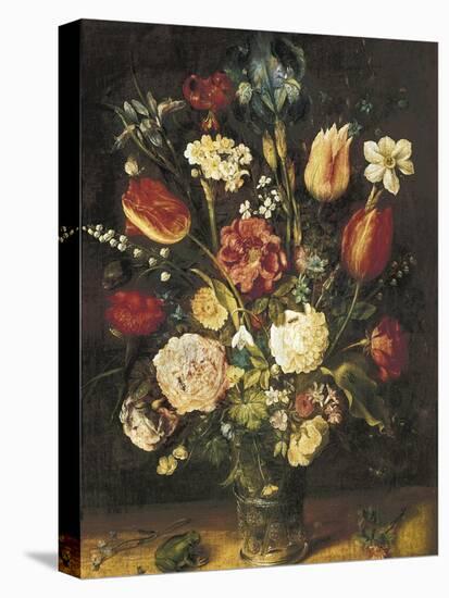 Vase of Flowers-Jan Brueghel the Elder-Stretched Canvas