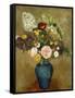 Vase of Flowers-Odilon Redon-Framed Stretched Canvas