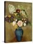 Vase of Flowers-Odilon Redon-Stretched Canvas