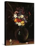 Vase of Flowers-Pieter Bruegel the Elder-Stretched Canvas