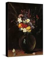 Vase of Flowers-Pieter Bruegel the Elder-Stretched Canvas