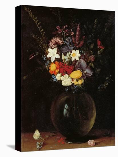 Vase of Flowers-Pieter Bruegel the Elder-Stretched Canvas