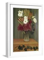 Vase of Flowers-Henri Rousseau-Framed Giclee Print