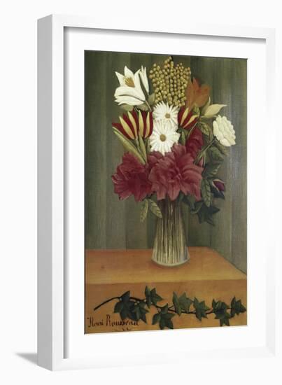 Vase of Flowers-Henri Rousseau-Framed Giclee Print