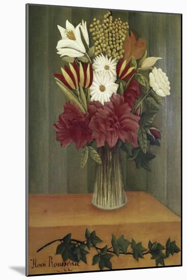Vase of Flowers-Henri Rousseau-Mounted Giclee Print