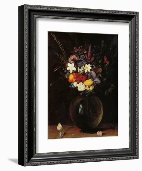 Vase of Flowers-Jan Brueghel the Elder-Framed Art Print