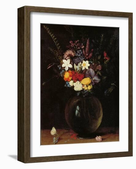 Vase of Flowers-Jan Brueghel the Elder-Framed Art Print