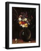 Vase of Flowers-Jan Brueghel the Elder-Framed Art Print