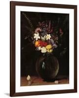 Vase of Flowers-Jan Brueghel the Elder-Framed Art Print