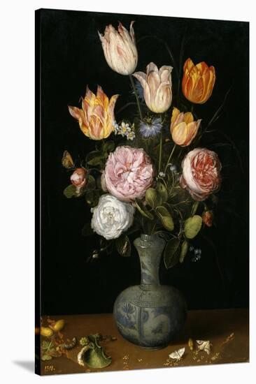 Vase of Flowers-Jan Brueghel the Elder-Stretched Canvas