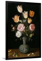 Vase of Flowers-Jan Brueghel the Elder-Framed Giclee Print