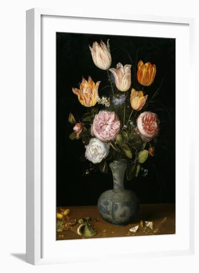 Vase of Flowers-Jan Brueghel the Elder-Framed Giclee Print