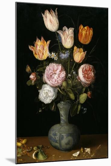 Vase of Flowers-Jan Brueghel the Elder-Mounted Giclee Print
