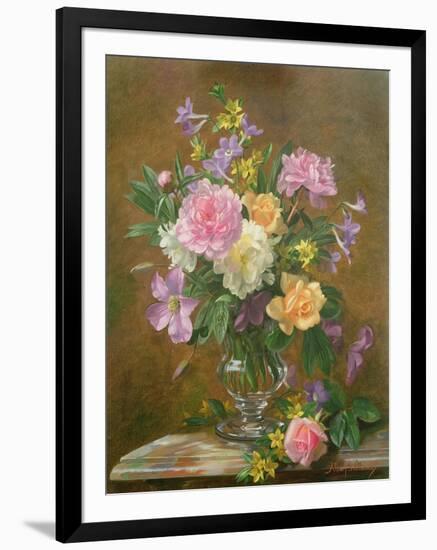 Vase of Flowers-Albert Williams-Framed Giclee Print