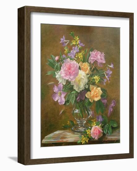 Vase of Flowers-Albert Williams-Framed Giclee Print