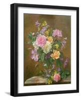 Vase of Flowers-Albert Williams-Framed Giclee Print