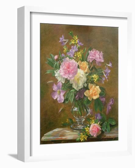 Vase of Flowers-Albert Williams-Framed Giclee Print