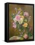 Vase of Flowers-Albert Williams-Framed Stretched Canvas
