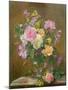 Vase of Flowers-Albert Williams-Mounted Giclee Print