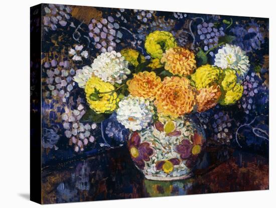 Vase of Flowers-Theo Rysselberghe-Stretched Canvas
