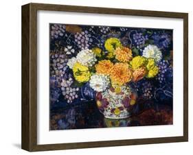 Vase of Flowers-Theo Rysselberghe-Framed Giclee Print