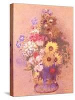 Vase of Flowers-Mary Cassatt-Stretched Canvas