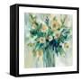 Vase of Flowers-Silvia Vassileva-Framed Stretched Canvas