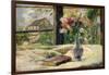 Vase of Flowers-Paul Gauguin-Framed Giclee Print